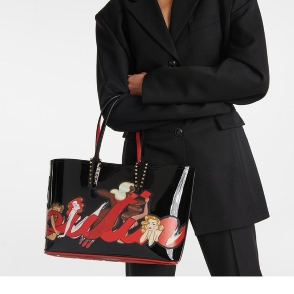 Stylish Black and Red Women's Tote Bag